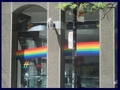 Toronto Financial District 41 - HSBC bank supporting Pride festival